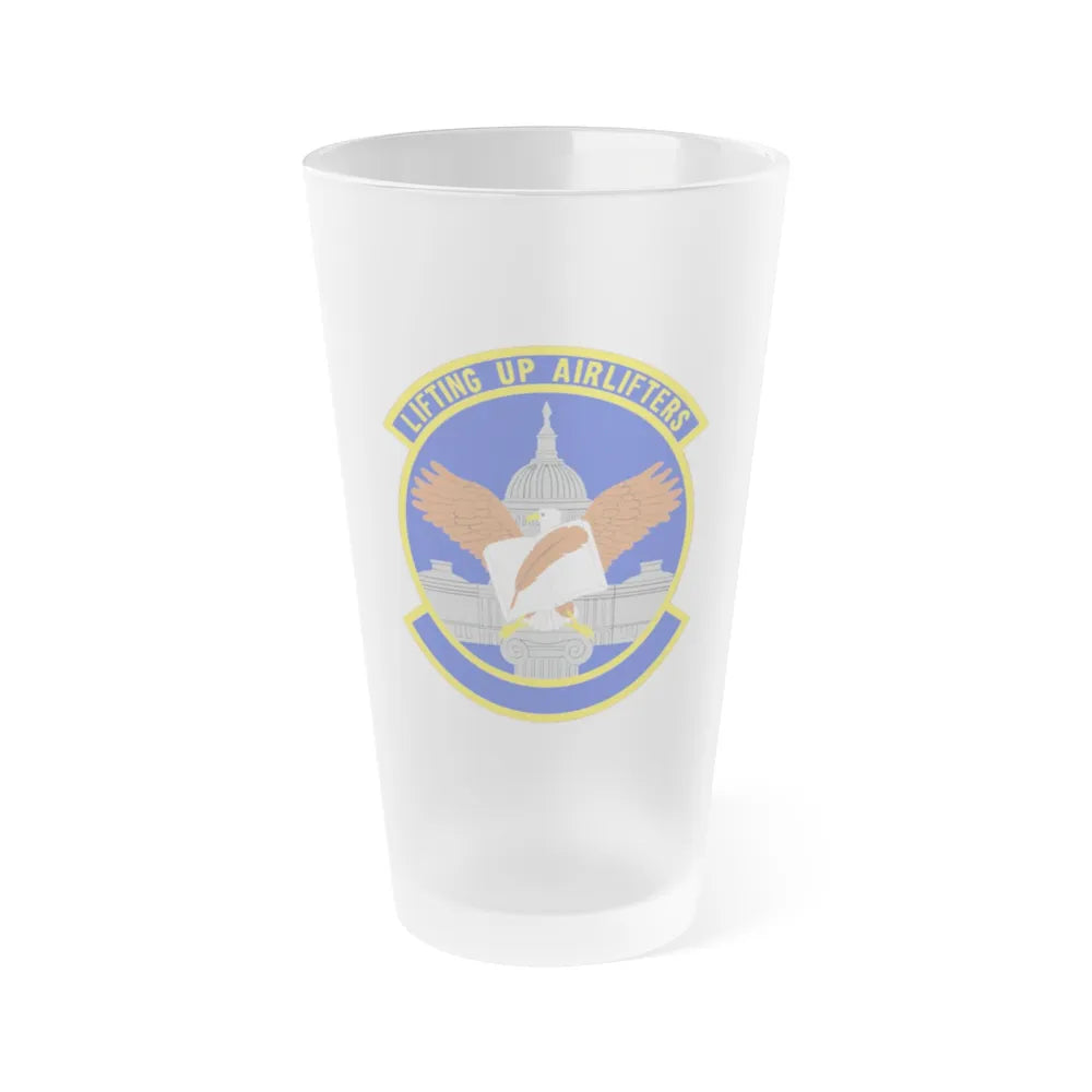 459 Force Support Squadron AFRC (U.S. Air Force) Frosted Pint Glass 16oz-Go Mug Yourself