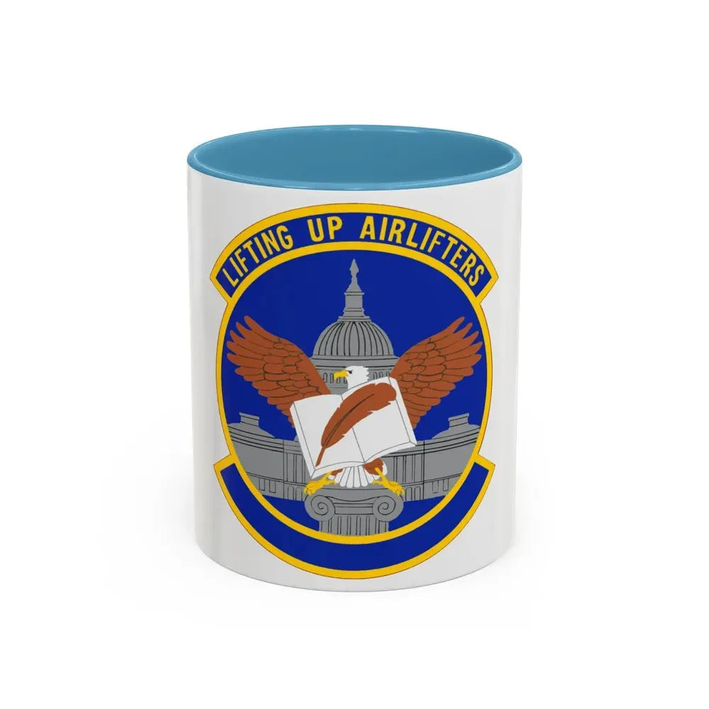 459 Force Support Squadron AFRC (U.S. Air Force) Accent Coffee Mug 11oz Light Blue - Go Mug Yourself