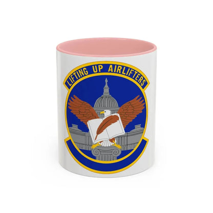 459 Force Support Squadron AFRC (U.S. Air Force) Accent Coffee Mug 11oz Pink - Go Mug Yourself