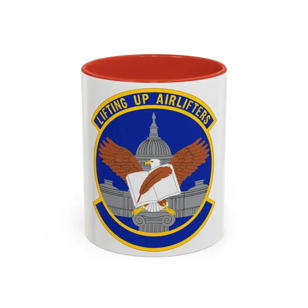 459 Force Support Squadron AFRC (U.S. Air Force) Accent Coffee Mug 11oz Red - Go Mug Yourself