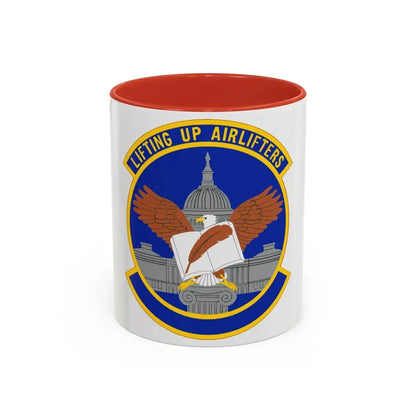 459 Force Support Squadron AFRC (U.S. Air Force) Accent Coffee Mug 11oz Red - Go Mug Yourself