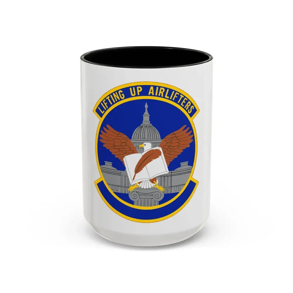 459 Force Support Squadron AFRC (U.S. Air Force) Accent Coffee Mug 15oz Black - Go Mug Yourself
