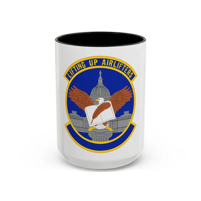459 Force Support Squadron AFRC (U.S. Air Force) Accent Coffee Mug 15oz Black - Go Mug Yourself