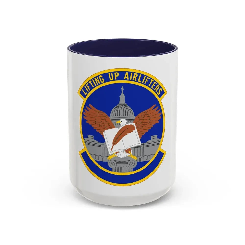 459 Force Support Squadron AFRC (U.S. Air Force) Accent Coffee Mug 15oz Navy - Go Mug Yourself