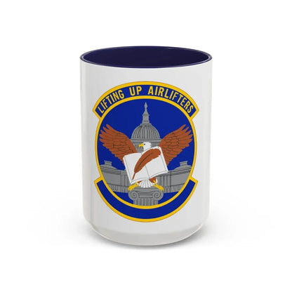 459 Force Support Squadron AFRC (U.S. Air Force) Accent Coffee Mug 15oz Navy - Go Mug Yourself