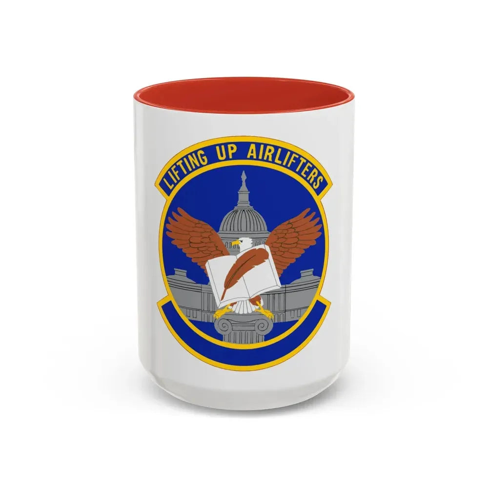 459 Force Support Squadron AFRC (U.S. Air Force) Accent Coffee Mug 15oz Red - Go Mug Yourself