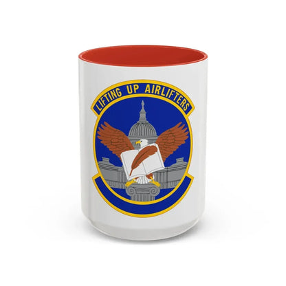 459 Force Support Squadron AFRC (U.S. Air Force) Accent Coffee Mug 15oz Red - Go Mug Yourself