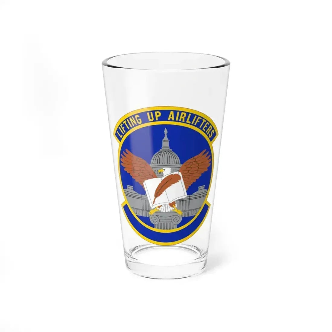459 Force Support Squadron AFRC (U.S. Air Force) Pint Glass 16oz 16oz - Go Mug Yourself
