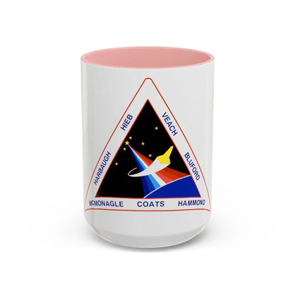 STS 39 (NASA) Accent Coffee Mug-15oz-Pink-Go Mug Yourself