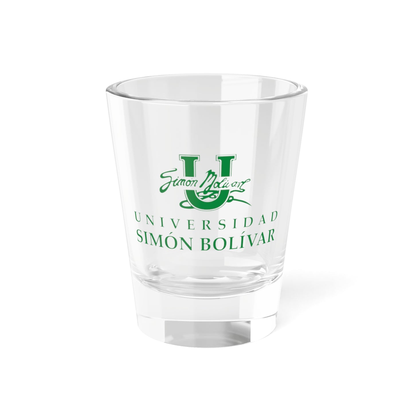 Logo de la Universidad Simón Bolívar (Colombia) (Coat of Arms) Shot Glass 1.5oz