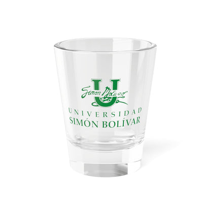 Logo de la Universidad Simón Bolívar (Colombia) (Coat of Arms) Shot Glass 1.5oz