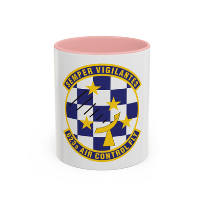 623 Air Control Squadron PACAF (U.S. Air Force) Accent Coffee Mug