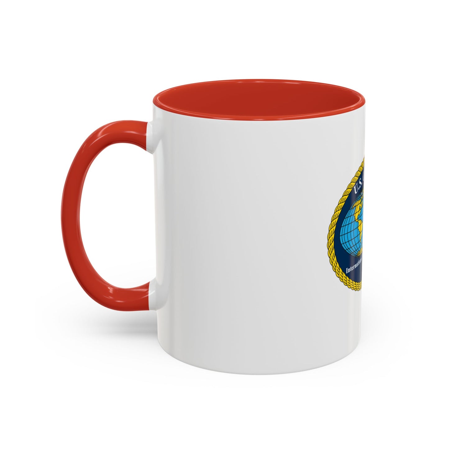 International Port Security Program USCG (U.S. Coast Guard) Accent Coffee Mug