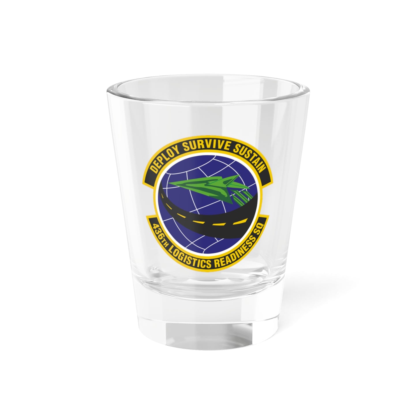 436th Logistics Readiness Squadron (U.S. Air Force) Shot Glass 1.5oz