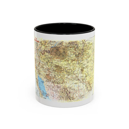 USA - Southwest 1 (1982) (Map) Accent Coffee Mug