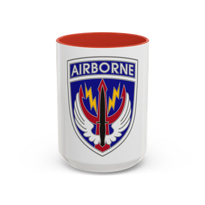 Special Operations Command Central (U.S. Army) Accent Coffee Mug