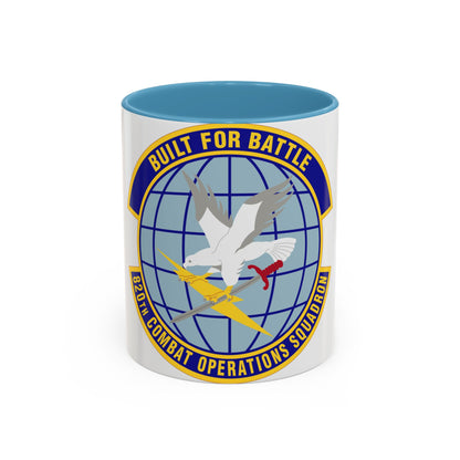 820th Combat Operations Squadron (U.S. Air Force) Accent Coffee Mug