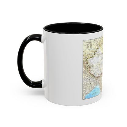 China - The People's Republic (1980) (Map) Accent Coffee Mug