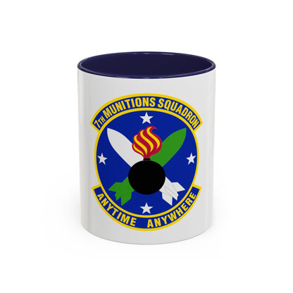 7 Munitions Squadron ACC (U.S. Air Force) Accent Coffee Mug