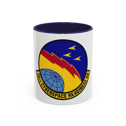 38th Cyberspace Readiness Squadron (U.S. Air Force) Accent Coffee Mug