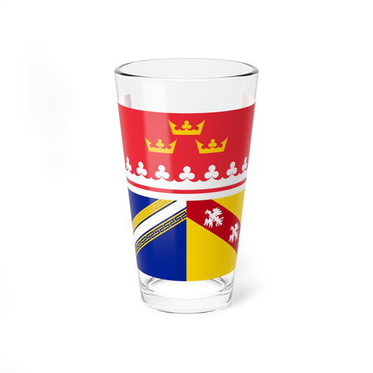 Proposed design for the flag of Grand Est (France) Pint Glass 16oz