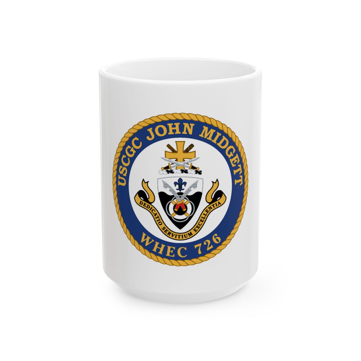 USCGC John Midgett WHEC 726 (U.S. Coast Guard) White Coffee Mug
