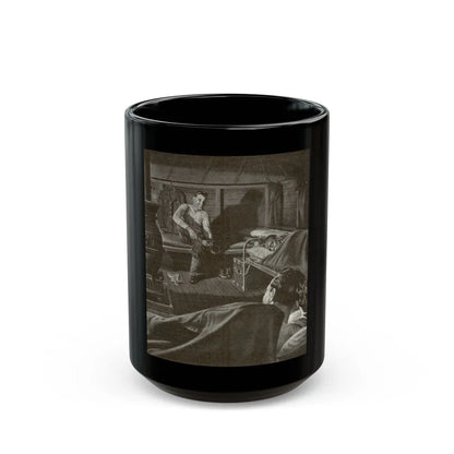 Companion Magazine Illustration, October 1942 - Black Coffee Mug-15oz-Go Mug Yourself