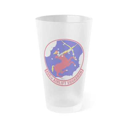 459th Airlift Squadron (U.S. Air Force) Frosted Pint Glass 16oz Default Title - Go Mug Yourself