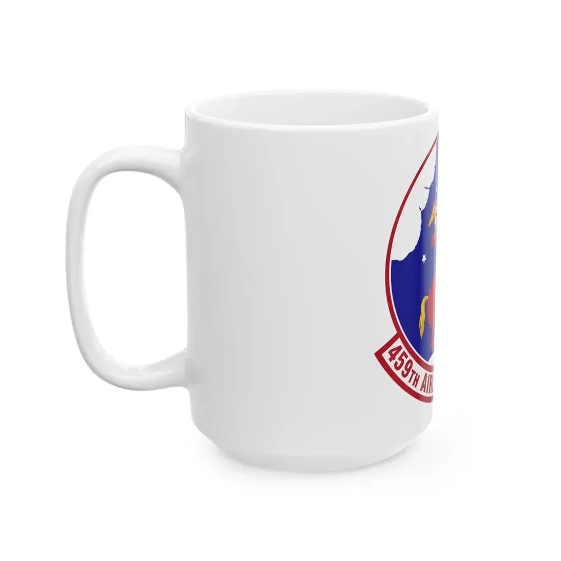 459th Airlift Squadron (U.S. Air Force) White Coffee Mug - Go Mug Yourself