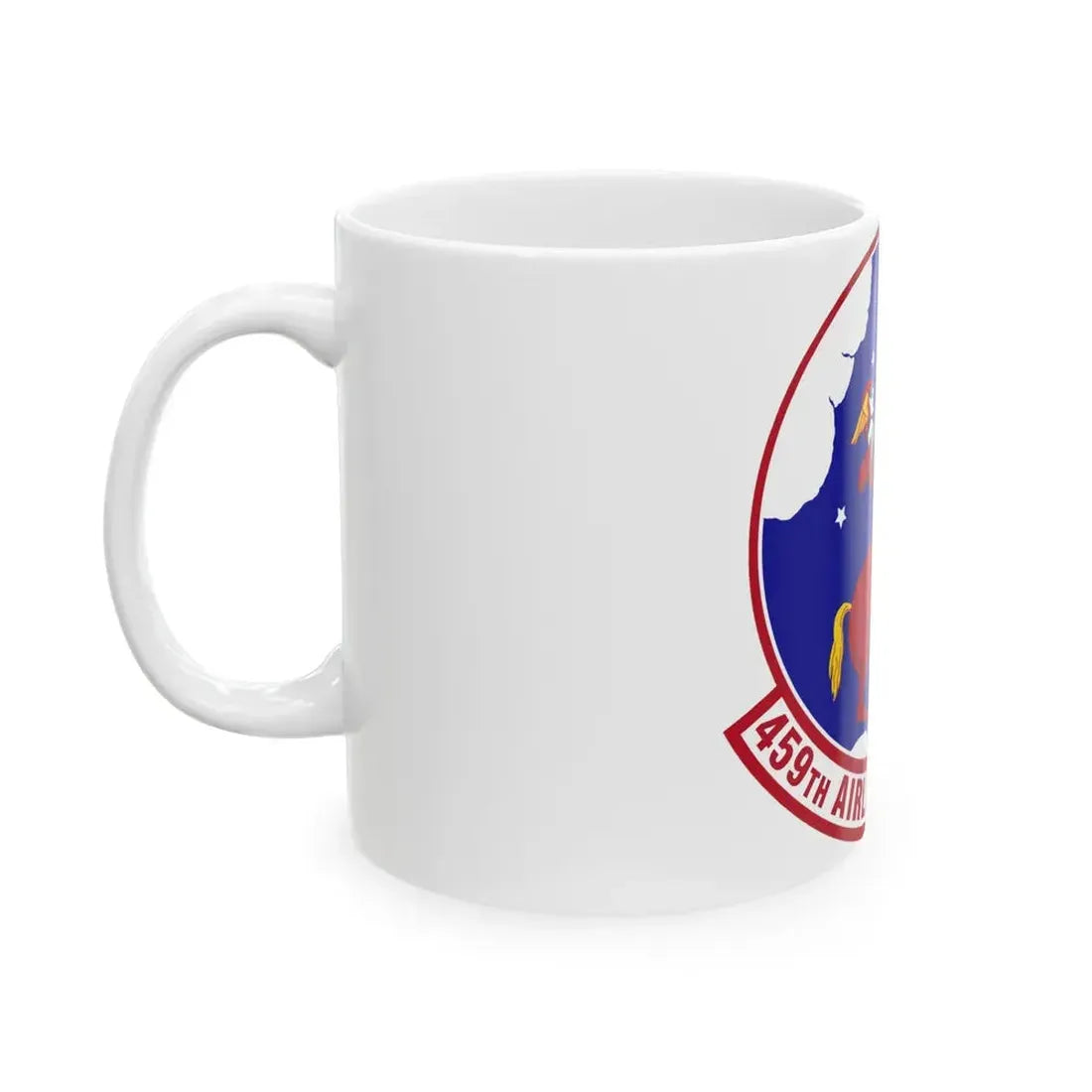 459th Airlift Squadron (U.S. Air Force) White Coffee Mug - Go Mug Yourself