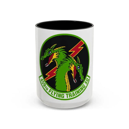459th Flying Training Squadron (U.S. Air Force) Accent Coffee Mug 15oz Black - Go Mug Yourself