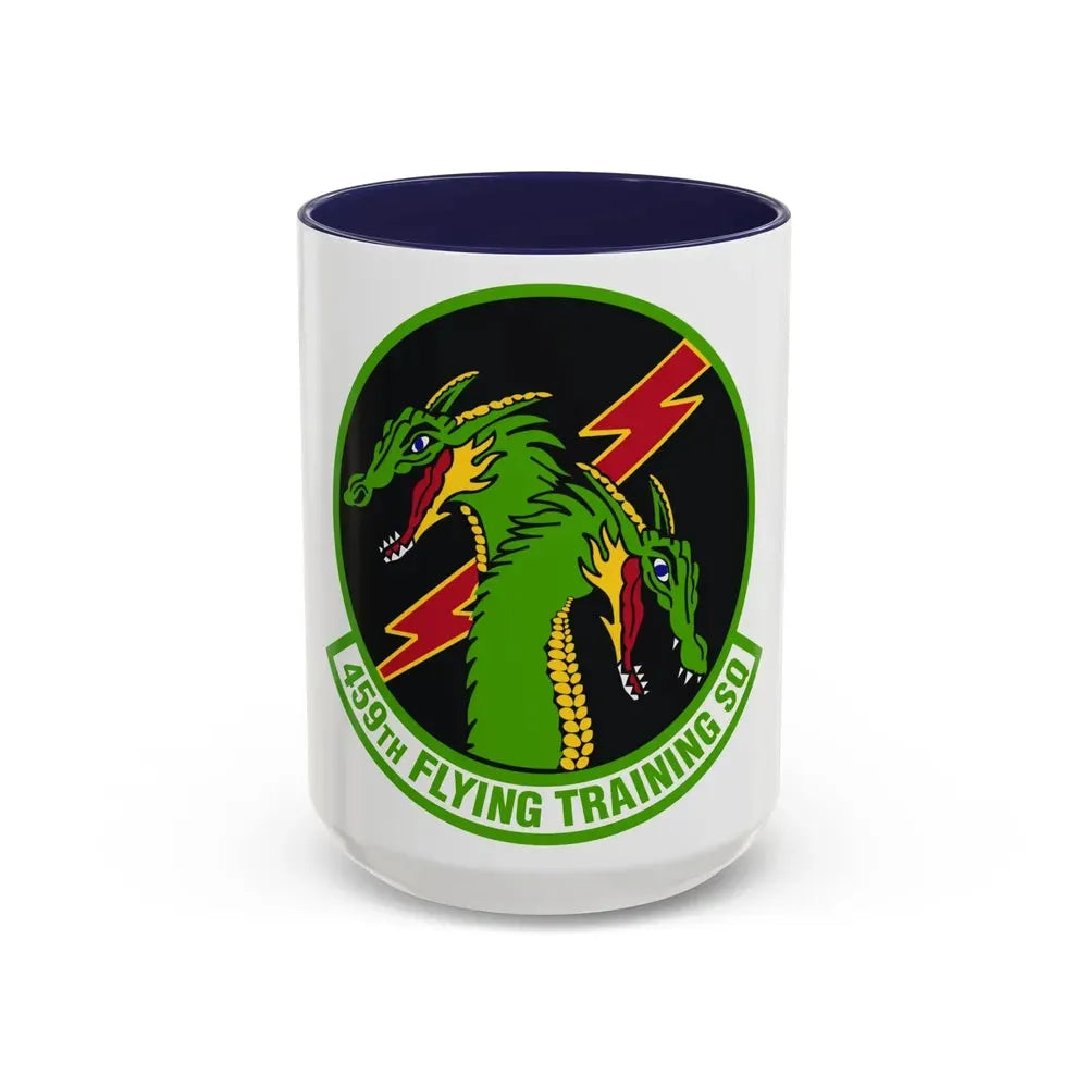 459th Flying Training Squadron (U.S. Air Force) Accent Coffee Mug 15oz Navy - Go Mug Yourself