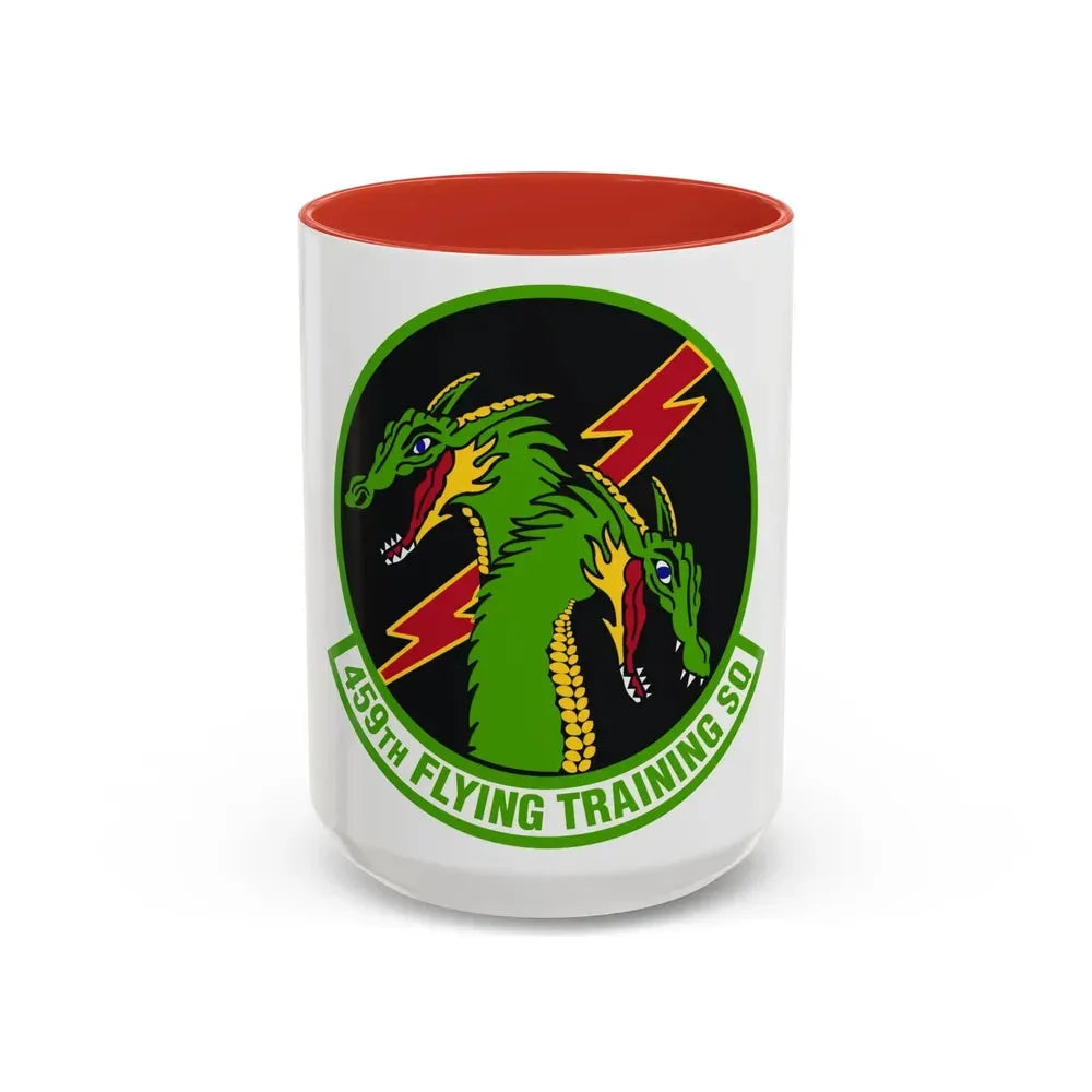459th Flying Training Squadron (U.S. Air Force) Accent Coffee Mug 15oz Red - Go Mug Yourself