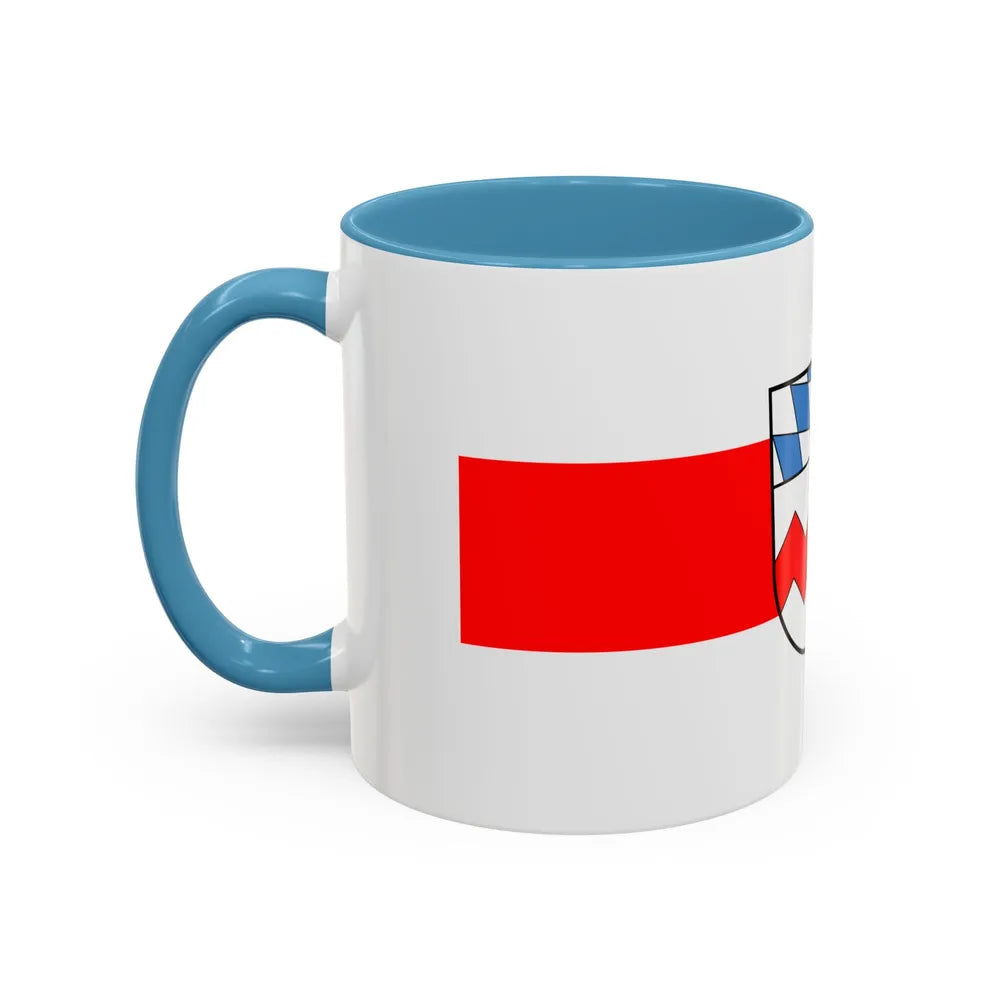 Flag of Dachau Germany - Accent Coffee Mug-Go Mug Yourself