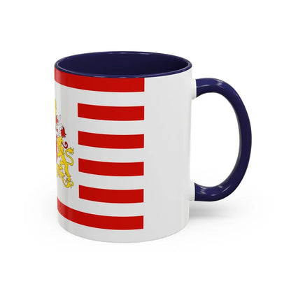 Flag of Bremen with flag arms Germany - Accent Coffee Mug-Go Mug Yourself