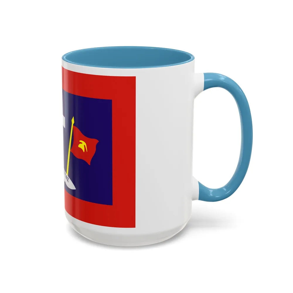 Flag of Hydra Greece - Accent Coffee Mug-Go Mug Yourself