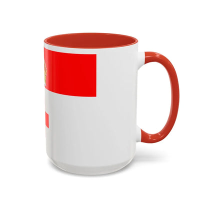 Flag of Birkirkara Malta - Accent Coffee Mug-Go Mug Yourself