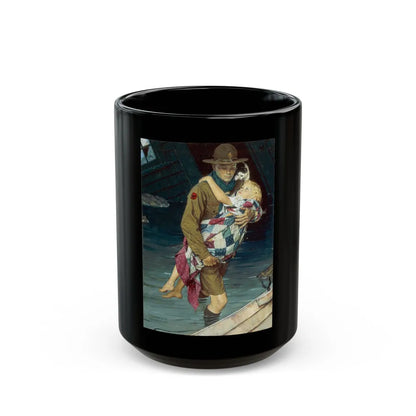 Rockwell2 (5) - Black Coffee Mug-15oz-Go Mug Yourself