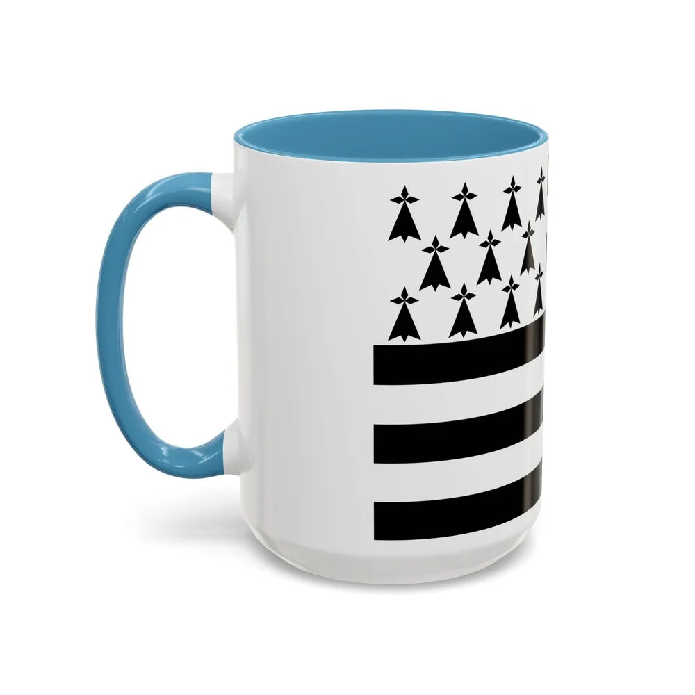 Flag of Bretagne France - Accent Coffee Mug-Go Mug Yourself