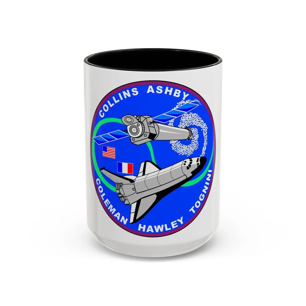 STS 93 (NASA) Accent Coffee Mug-15oz-Black-Go Mug Yourself