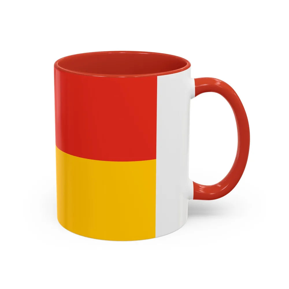 Flag of Euskirchen Germany - Accent Coffee Mug-Go Mug Yourself