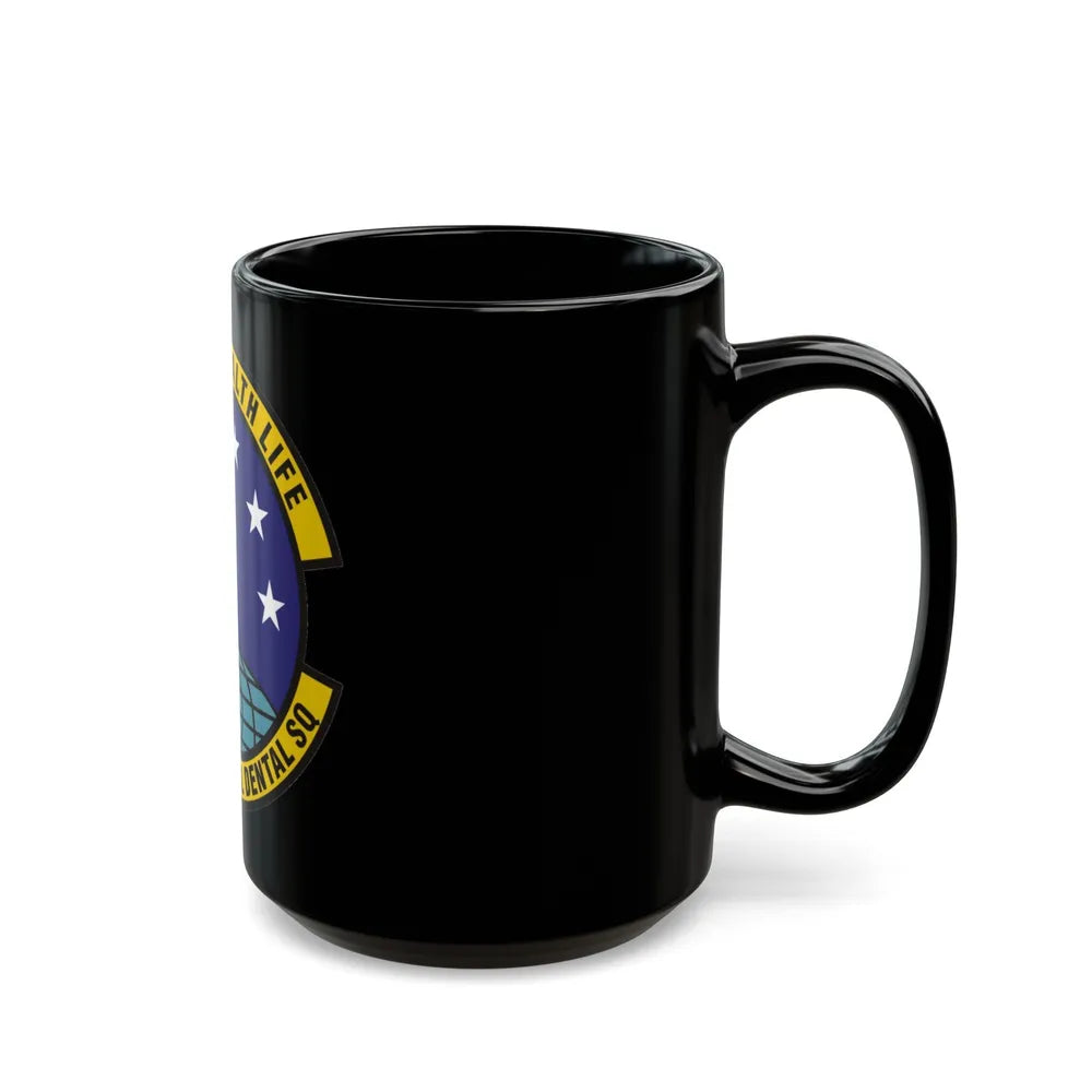 45th Aeromedical Dental Squadron (U.S. Air Force) Black Coffee Mug-Go Mug Yourself