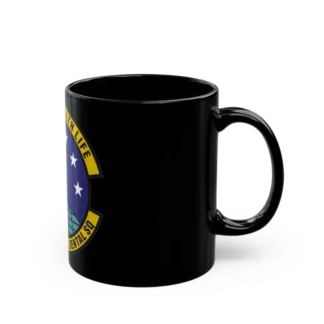 45th Aeromedical Dental Squadron (U.S. Air Force) Black Coffee Mug - Go Mug Yourself