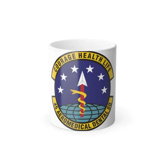 45th Aeromedical Dental Squadron (U.S. Air Force) Color Changing Coffee Mug 11oz - Go Mug Yourself