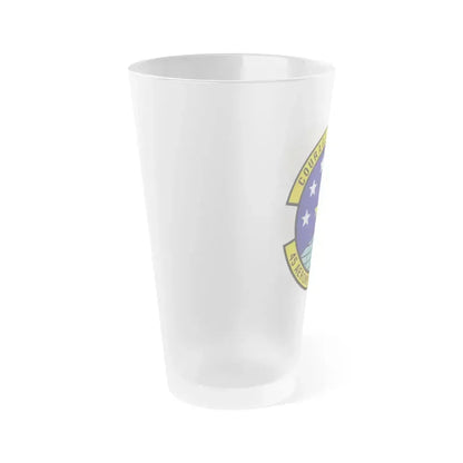 45th Aeromedical Dental Squadron (U.S. Air Force) Frosted Pint Glass 16oz - Go Mug Yourself
