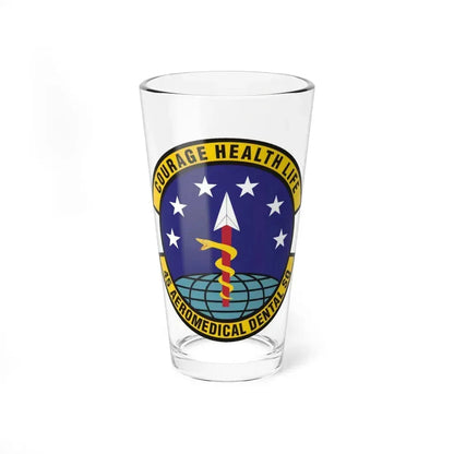 45th Aeromedical Dental Squadron (U.S. Air Force) Pint Glass 16oz - Go Mug Yourself