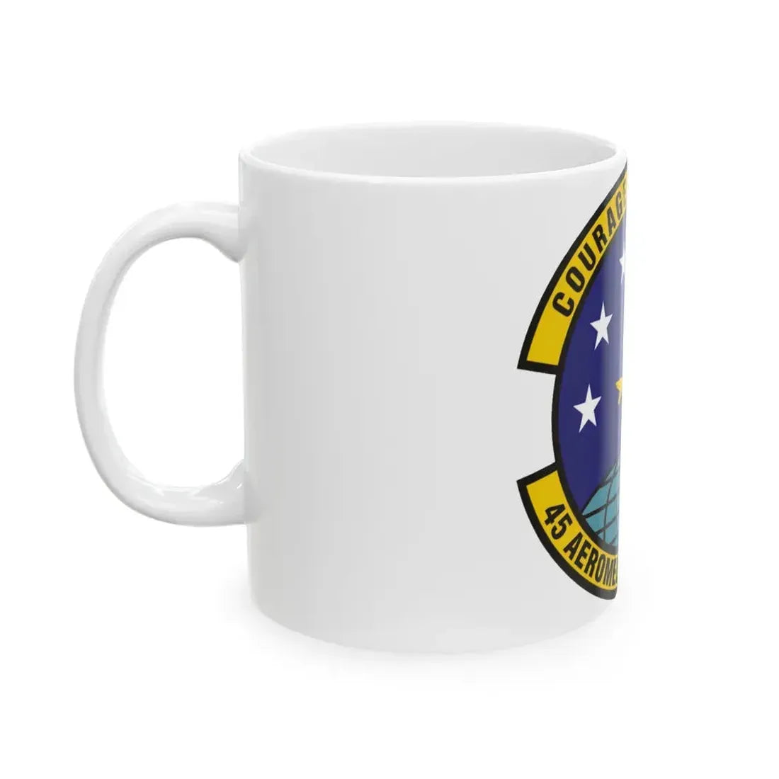45th Aeromedical Dental Squadron (U.S. Air Force) White Coffee Mug - Go Mug Yourself