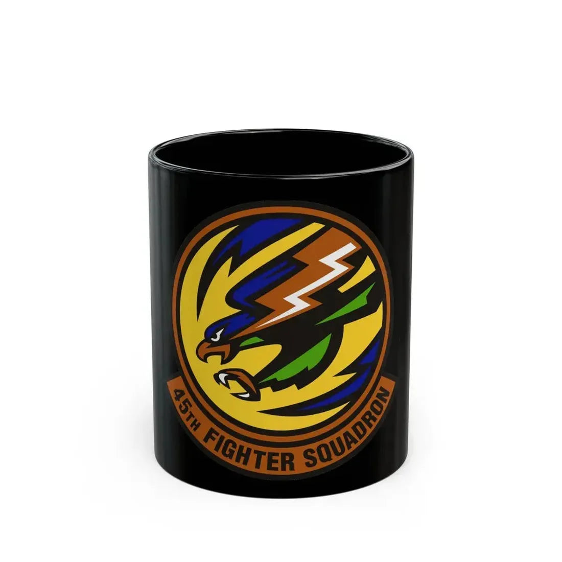 45th Fighter Squadron (U.S. Air Force) Black Coffee Mug 11oz - Go Mug Yourself