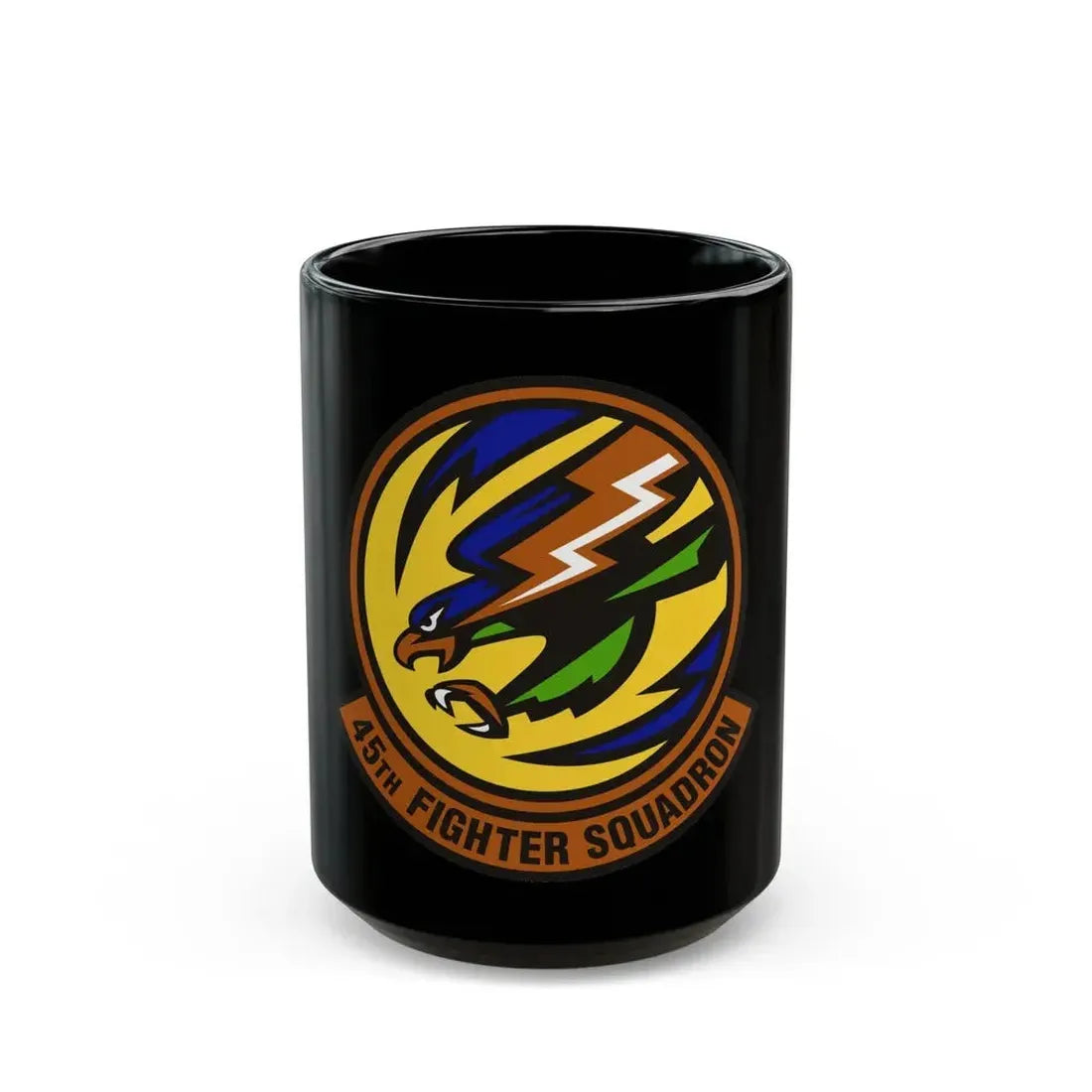 45th Fighter Squadron (U.S. Air Force) Black Coffee Mug 15oz - Go Mug Yourself