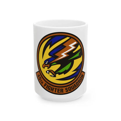 45th Fighter Squadron (U.S. Air Force) White Coffee Mug 15oz - Go Mug Yourself